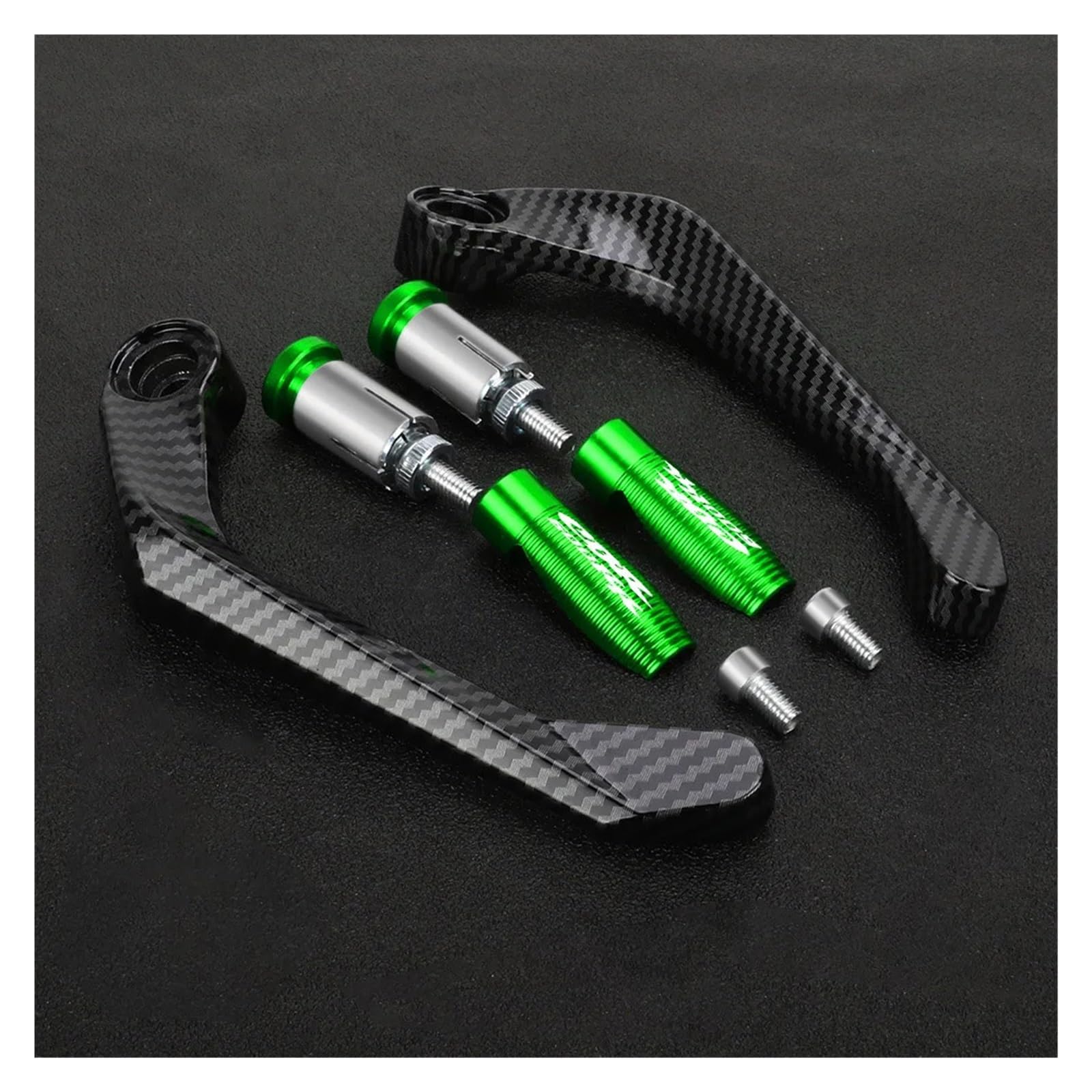 Handschutz für Motorradlenker Für Hon@&da CBR 600 RR CBR 600RR CBR600RR 2003-2021 2022 2023 2024 Motorrad Lenker Griffe Bremse Kupplung Hebel Schutz Protector(Green with Logo) von ENGEBS