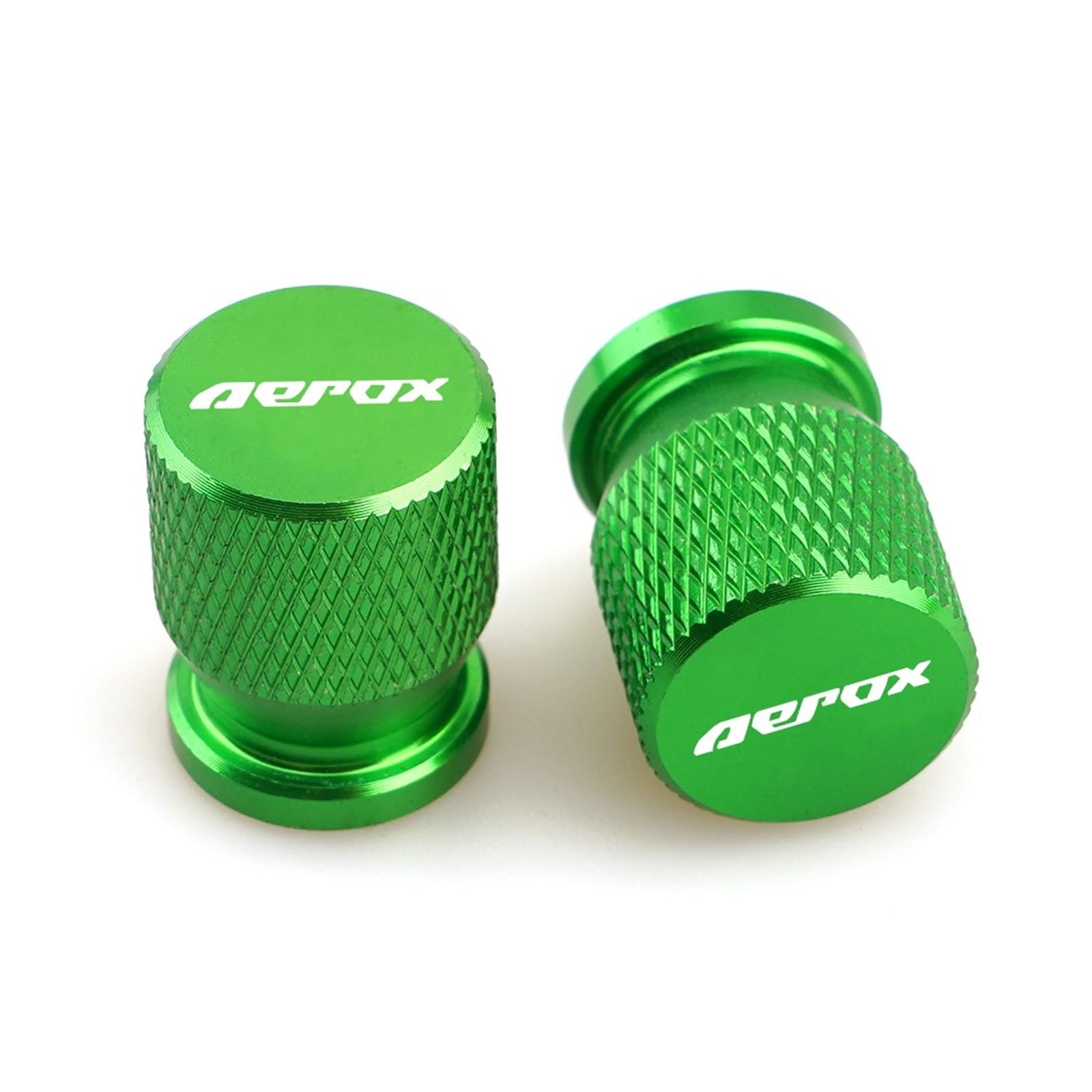 Motorrad-Ventilkernkappe Für Aerox R 50 125 155 2013-2020 2021 AEROX Motorrad Reifen Ventil CNC Aluminium Reifen Air Port Stem Abdeckung Kappe Zubehör(Green) von ENGEBS