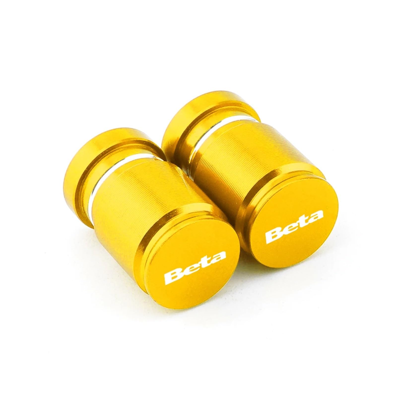 Motorrad-Ventilkernkappe Für Beta Evo 250 300 80 Junior Senior RR 125 200 350 390 430 450 480 2T Motorrad Rad Reifen Ventil Air Port Stem Abdeckung Kappe Stecker(Yellow) von ENGEBS