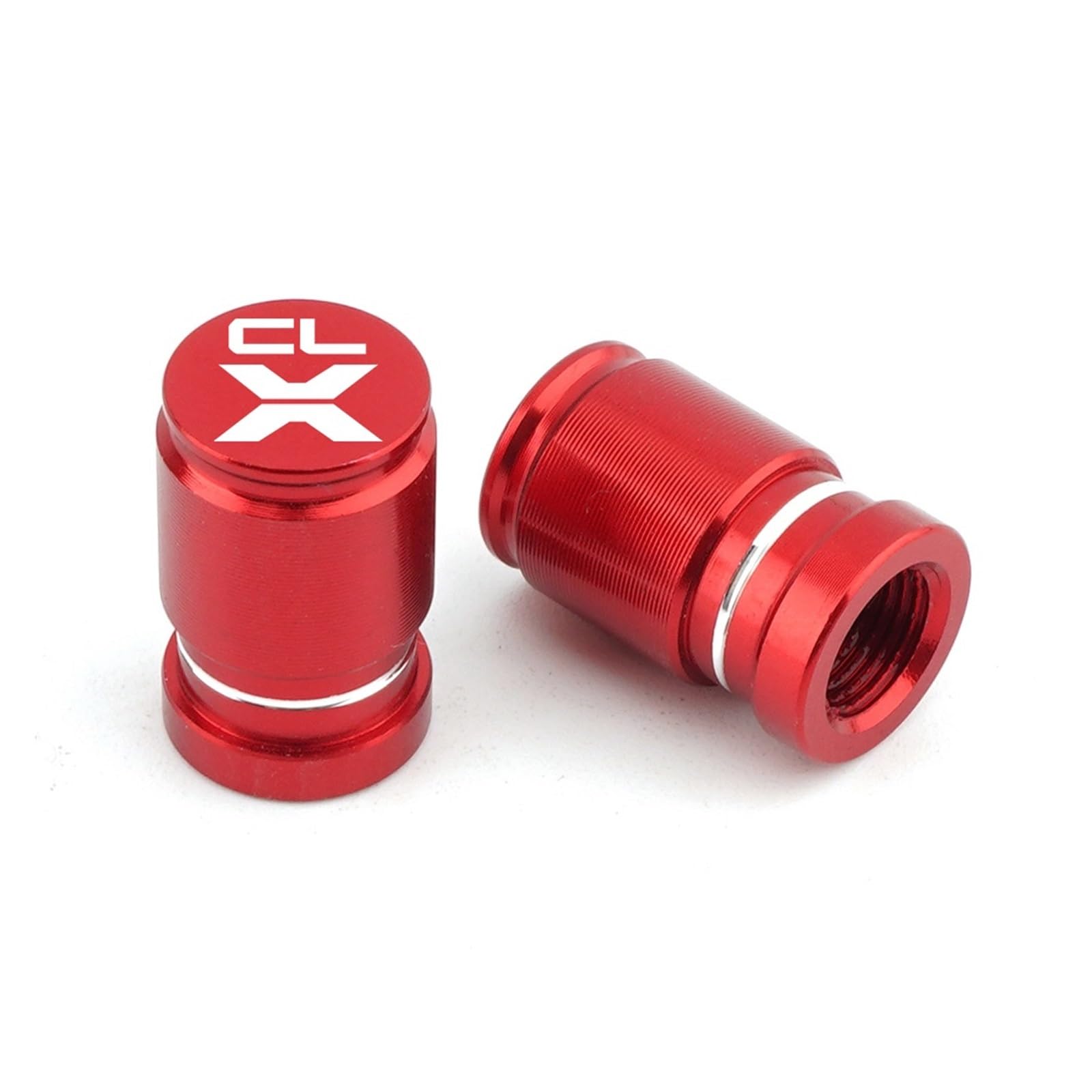 Motorrad-Ventilkernkappe Für CFMOTO CLX700 CLX250 CLX CL-X 700 250 700CLX 250CLX Motorrad CNC Zubehör Rad Reifen Ventil Air Port Stem Caps Abdeckung(Red) von ENGEBS