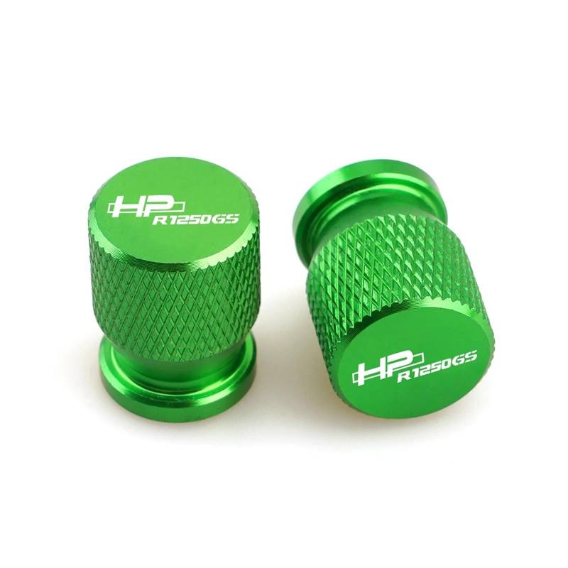 Motorrad-Ventilkernkappe Für HPR1250GS Universal Motorrad Reifen Ventil Air Port Stem Abdeckung Kappe Stecker CNC Aluminium Zubehör Alle Jahre(Green) von ENGEBS