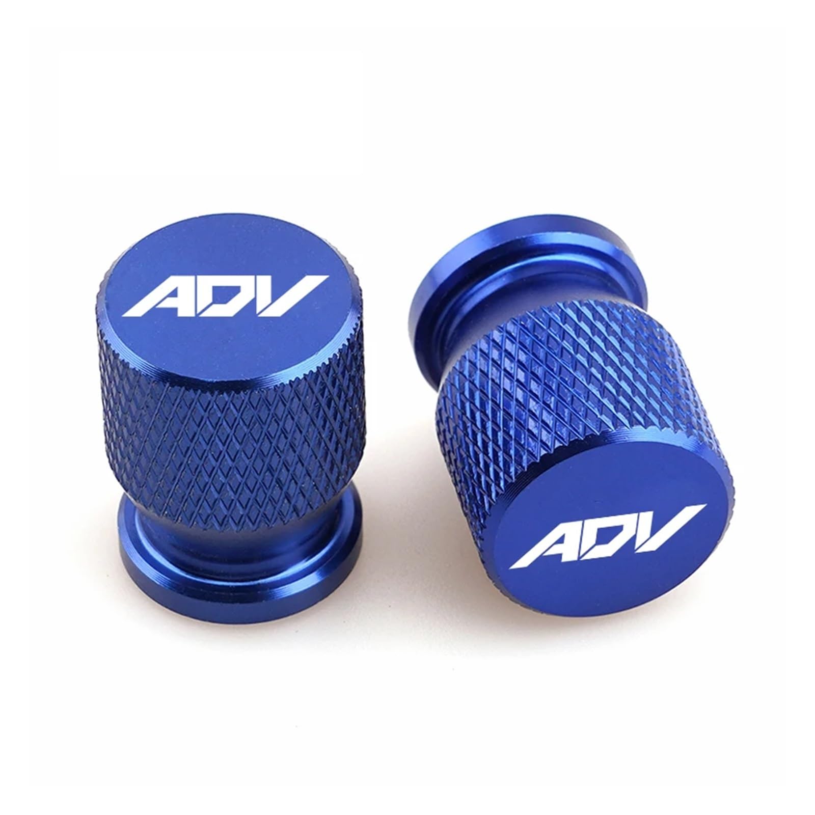 Motorrad-Ventilkernkappe Für Hon@&da ADV350 ADV150 ADV160 ADV 350 150 160 Motorrad CNC Reifen Ventil Air Port Stem Abdeckung Kappe Stecker 2PCS(Blue ADV) von ENGEBS