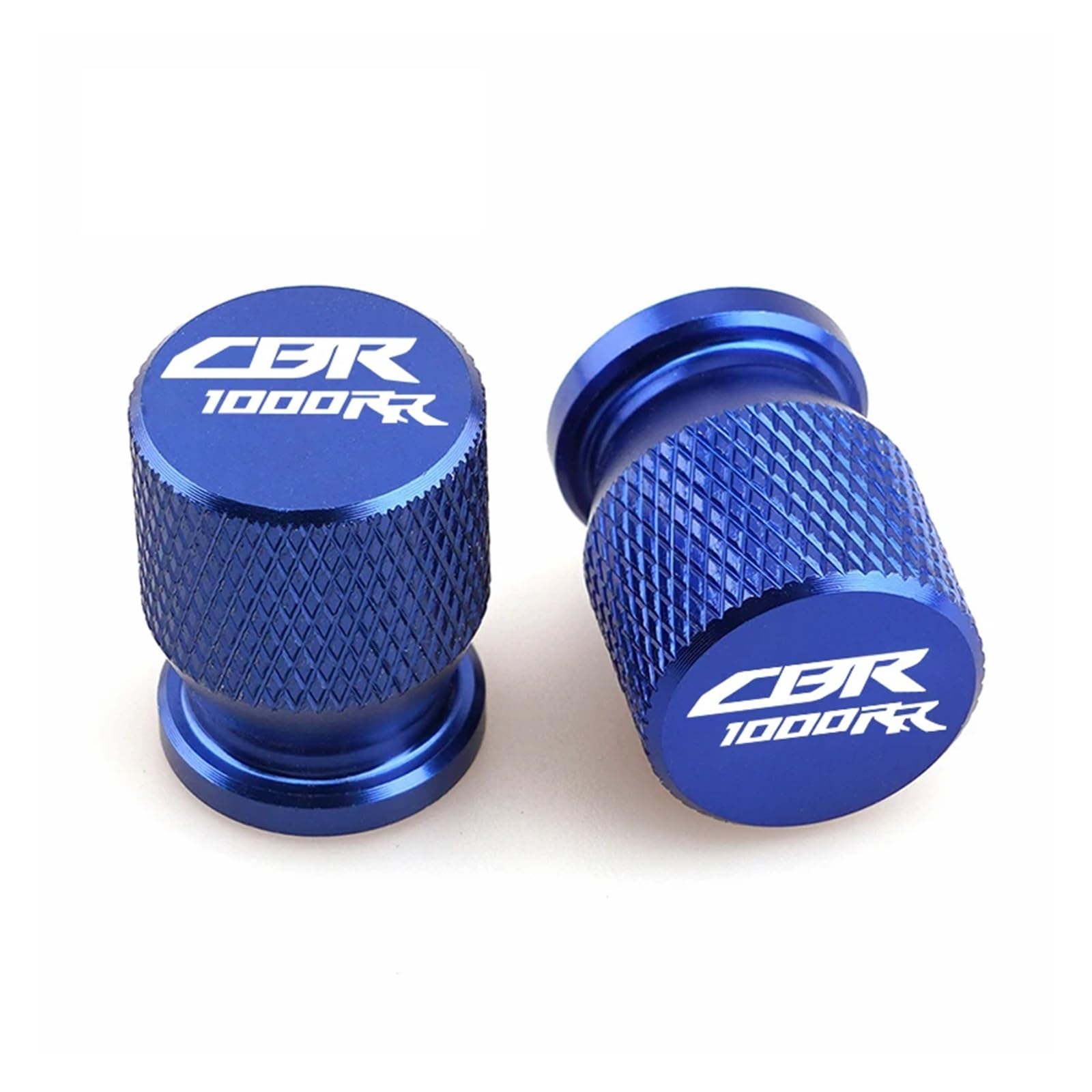 Motorrad-Ventilkernkappe Für Hon@&da CBR1000RR CBR1000 Cbr1000 2PCS Motorrad Reifen Ventil Air Port Stem Cap Abdeckung Stecker CNC Aluminium(Blue CBR1000RR) von ENGEBS