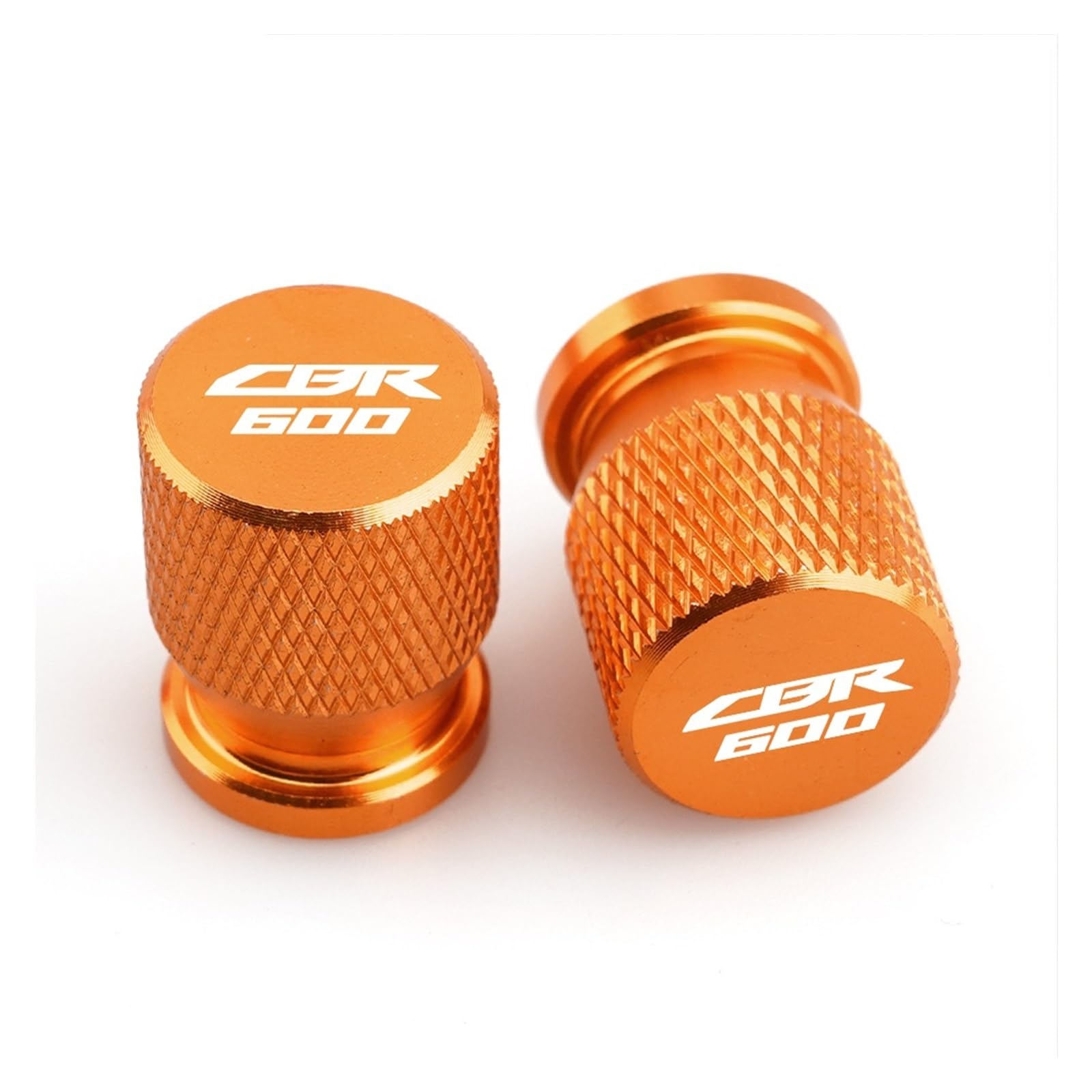 Motorrad-Ventilkernkappe Für Hon@&da CBR600 F2 F3 F4 F4i Sport/F CBR600F CBR600RR 1991-2017 Motorrad Rad Reifen Teile Ventil Stem Caps Abdeckung(Orange) von ENGEBS