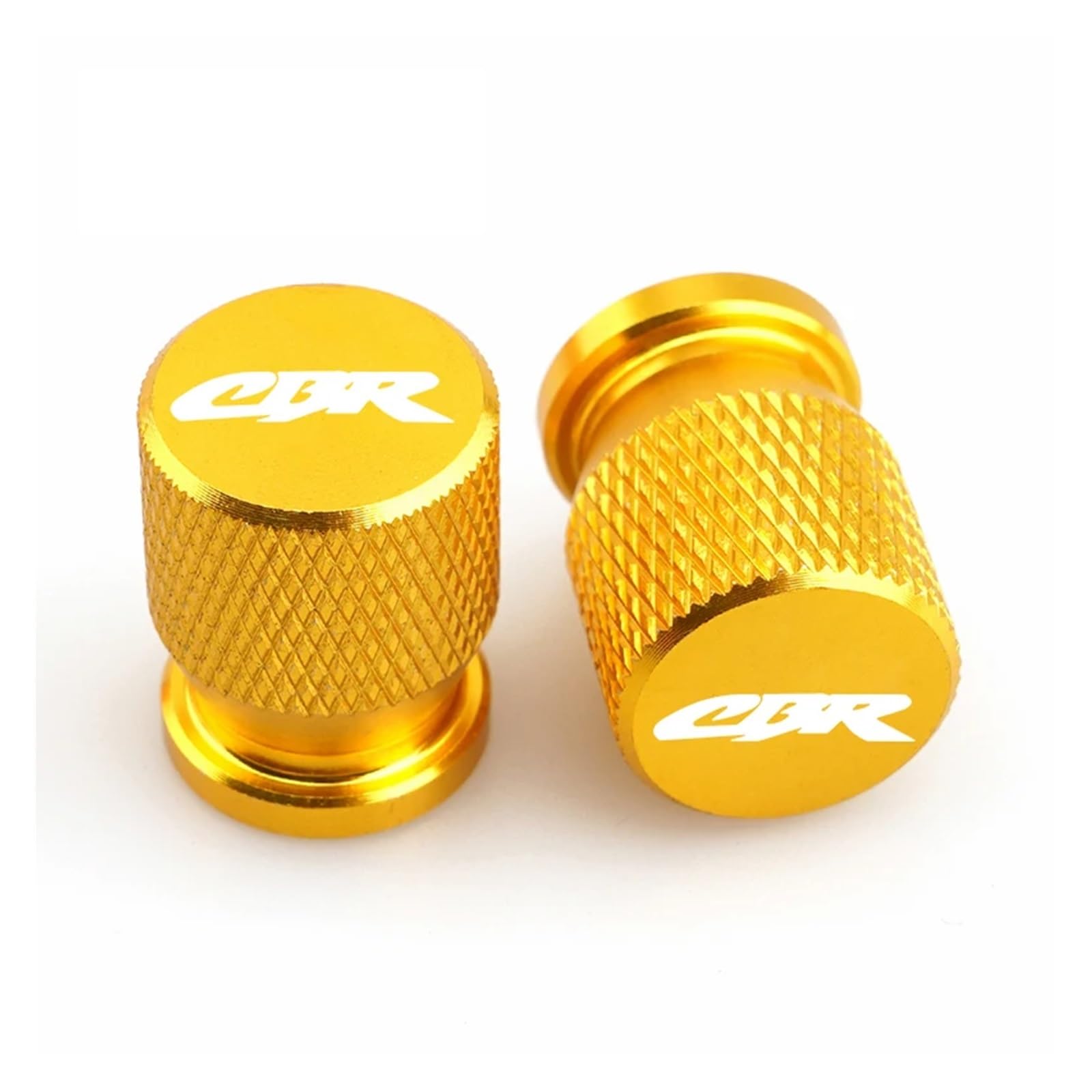 Motorrad-Ventilkernkappe Für Hon@&da CBR650F CBR600 CBR600RR CBR650R CBR900RR CBR929RR CBR954RR CBR1000RR CNC Reifen Ventil Air Port Stem Cap Abdeckung Stecker(Yellow CBR) von ENGEBS