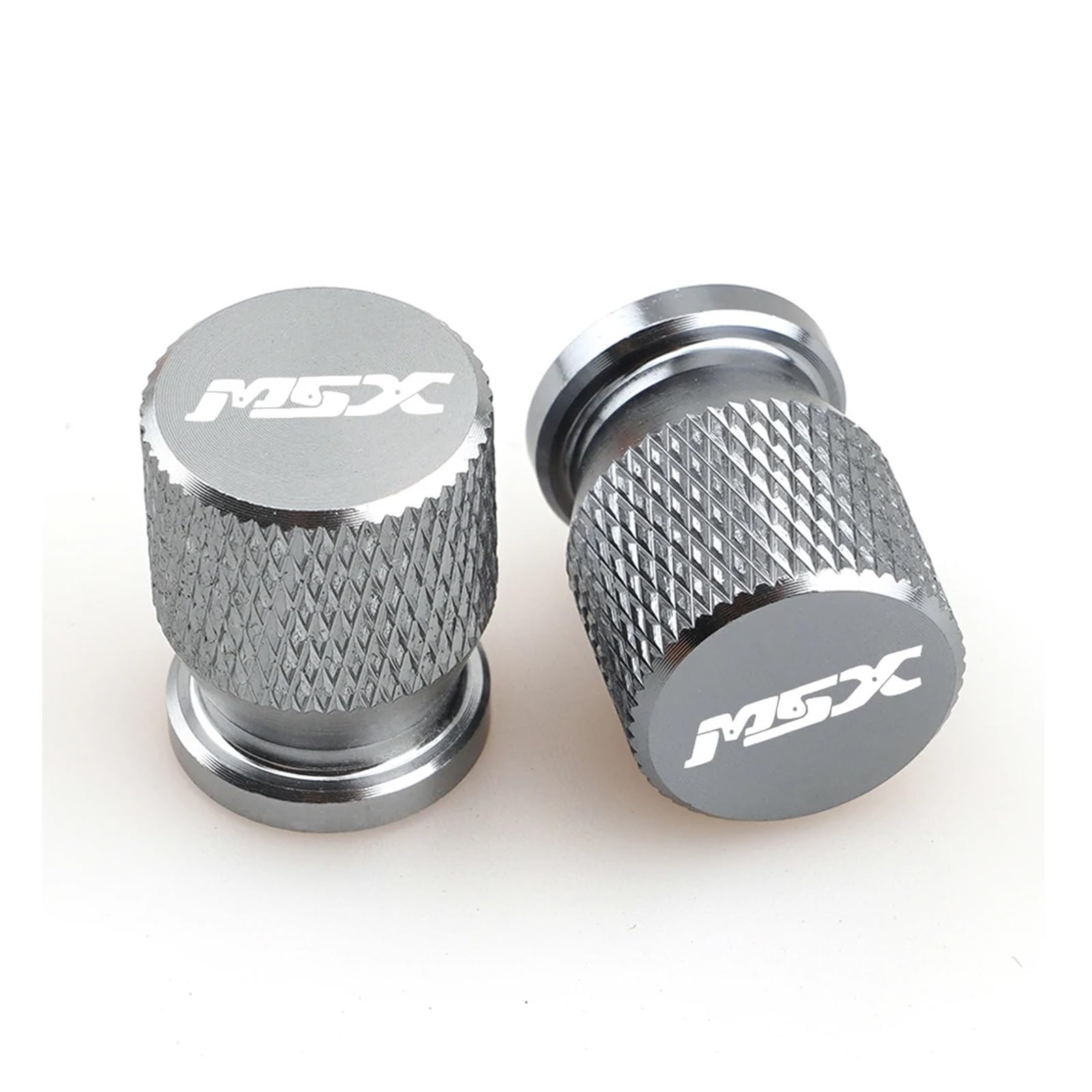 Motorrad-Ventilkernkappe Für Hon@&da MSX125 Grom MSX 125 2013-2020 Motorrad CNC Zubehör Rad Reifen Ventil Stem Caps Luftdichte Abdeckung(Titanium) von ENGEBS