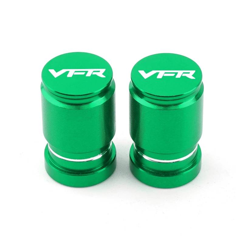 Motorrad-Ventilkernkappe Für Hon@&da VFR750 VFR800 VFR 800 F VFR800F Motorrad Zubehör Rad Reifen Ventil Stem Caps Luftdichte Abdeckungen(Green) von ENGEBS