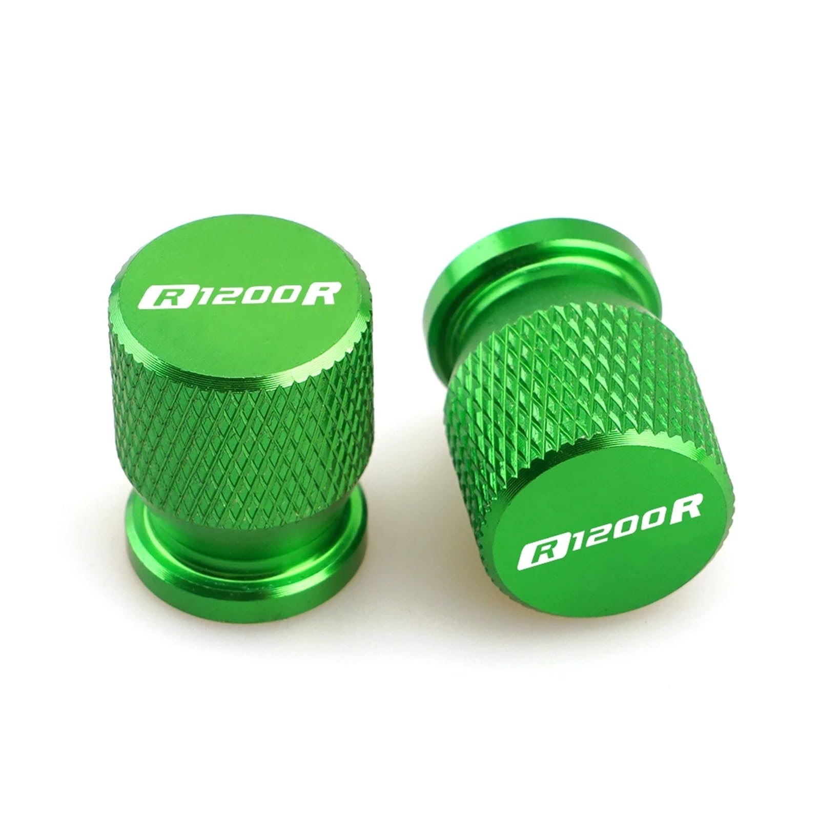 Motorrad-Ventilkernkappe Für R1200R R1200r Motorrad Universal CNC Zubehör Reifen Ventil Air Port Stem Covers Kappe Stecker(Green) von ENGEBS