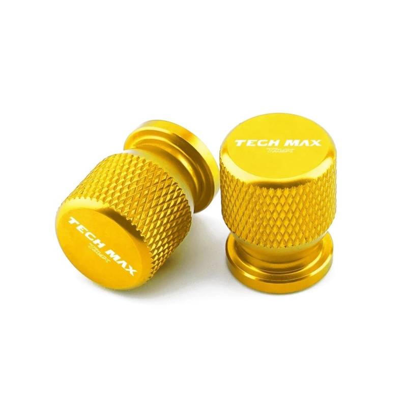 Motorrad-Ventilkernkappe Für TMAX 560 Techmax T-max 560 Tech Max Tmax Alle Jahr Motorrad CNC Rad Reifen Teile Ventil Stem Caps Abdeckung(Yellow) von ENGEBS