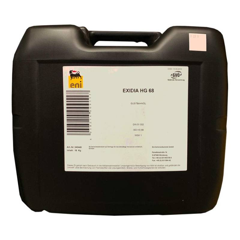 eni Exidia HG 68 ISO VG 68 20L Gleitbahnöl Bettbahnöl von eni