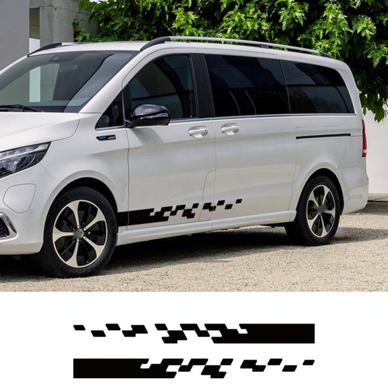 Auto Aufkleber, für Mercedes Benz Vito V Klasse Viano W447 W639 W638 Camper Van Vinyl Dekoration Racing Decor Aufkleber Auto Zubehör von ENJOYOU