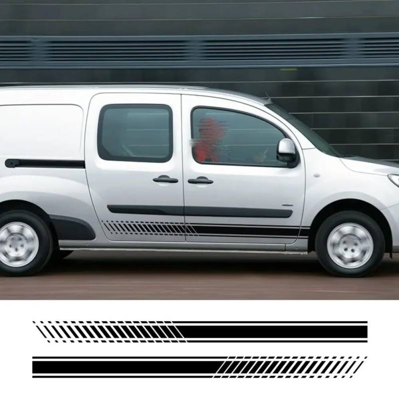 Autoaufkleber, für Mercedes Benz Citan W415 T-Klasse Nissan Townstar NV250 Renault Kangoo Van Grafik Streifen Auto Vinyl Aufkleber von ENJOYOU