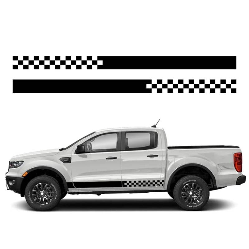 Pickup Türseitenaufkleber, Für Ford Ranger Raptor Wildtrak T6 T7 T9 Grafiken Truck Racing Sport Dekor Aufkleber Autozubehör von ENJOYOU