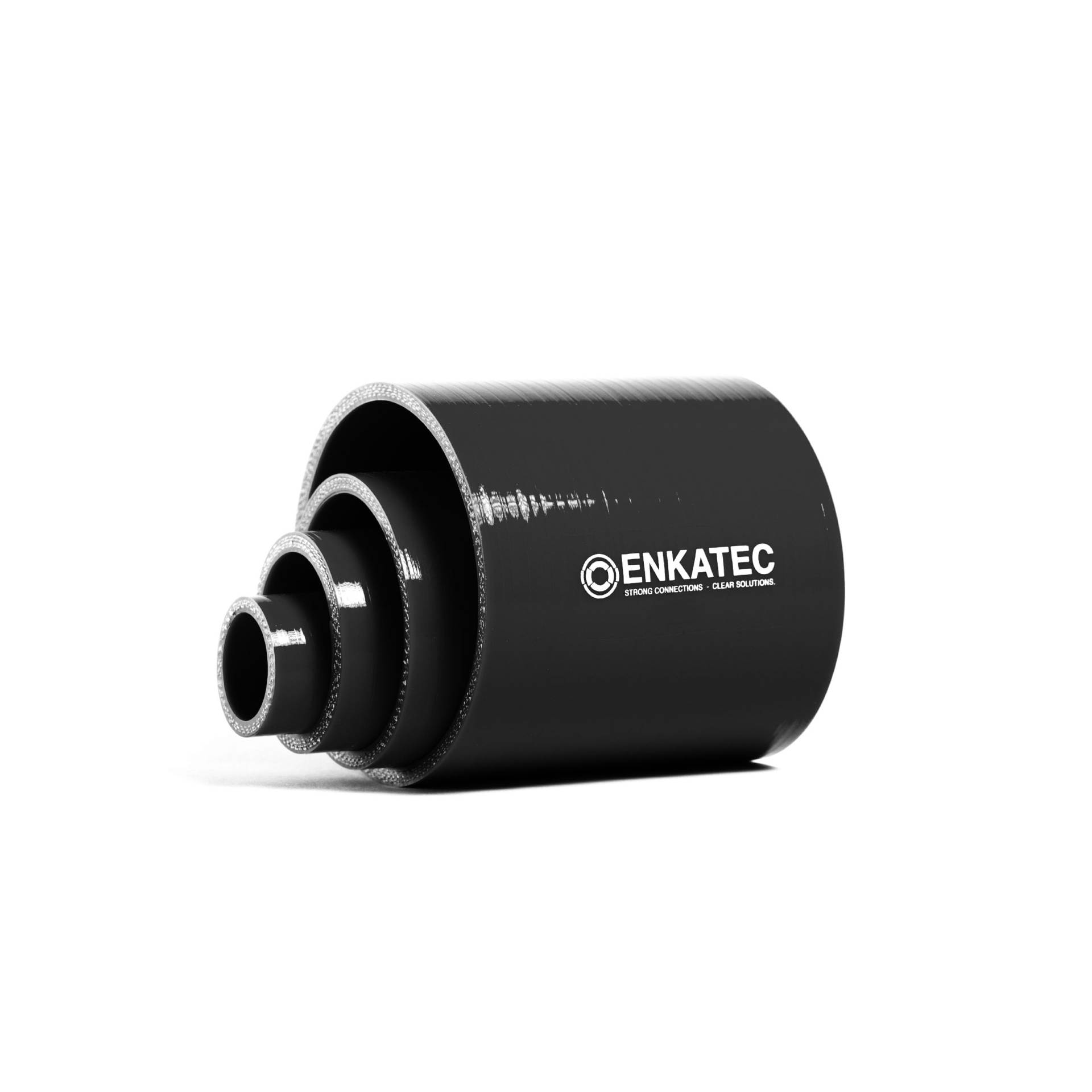 ENKATEC® 100mm Silikonschlauch Ladeluftschlauch Turboschlauch Kühlerschlauch ID 8-114mm *Größe wählbar*, Farbe :Schwarz, Innendurchmesser:19mm von ENKATEC STRONG CONNECTIONS - CLEAR SOLUTIONS