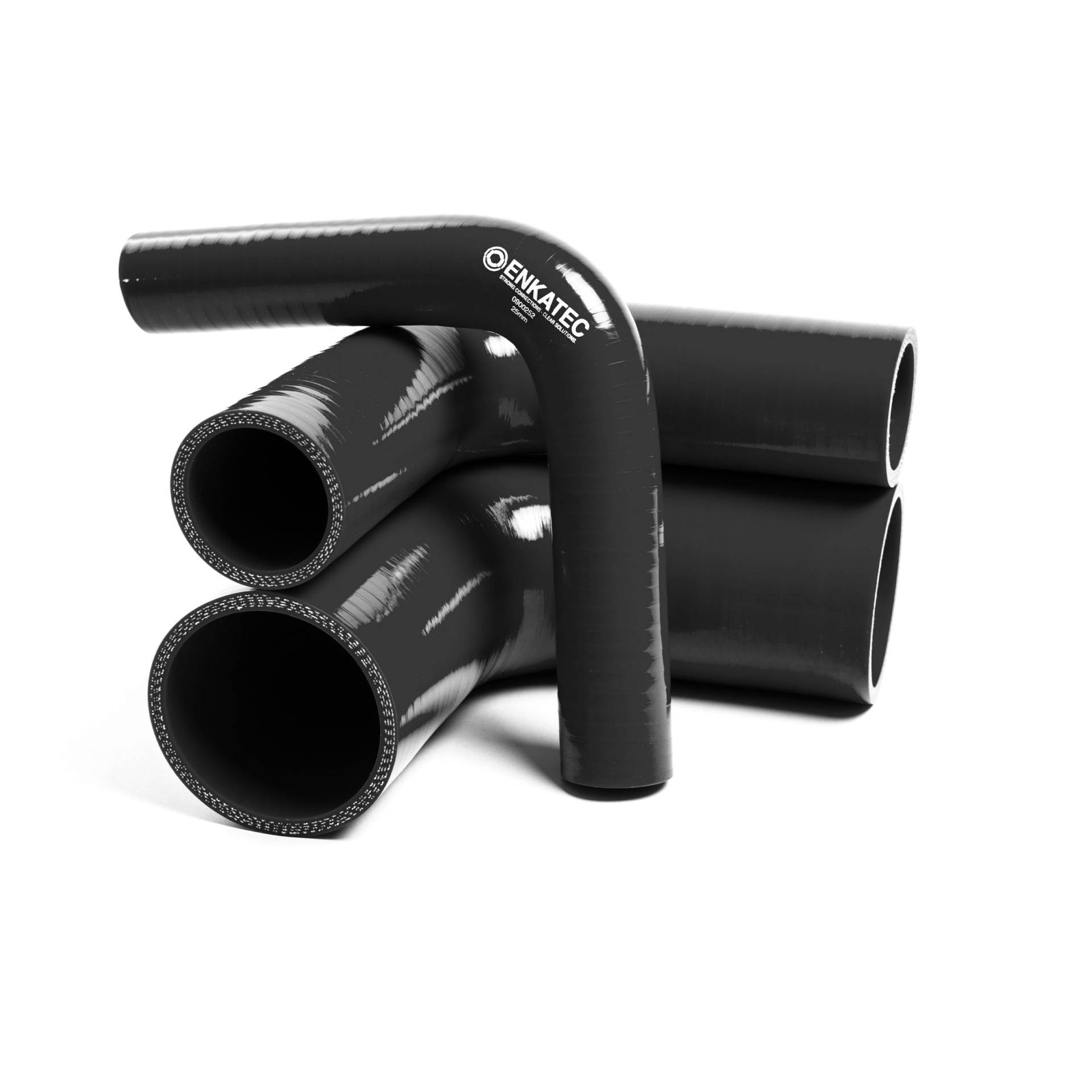 ENKATEC® 90° Silikonschlauch Silikonbogen Ladeluftschlauch Turboschlauch Kühlerschlauch ID 13-114mm *Größe wählbar*, Farbe :Schwarz, Innendurchmesser:102mm von ENKATEC STRONG CONNECTIONS - CLEAR SOLUTIONS