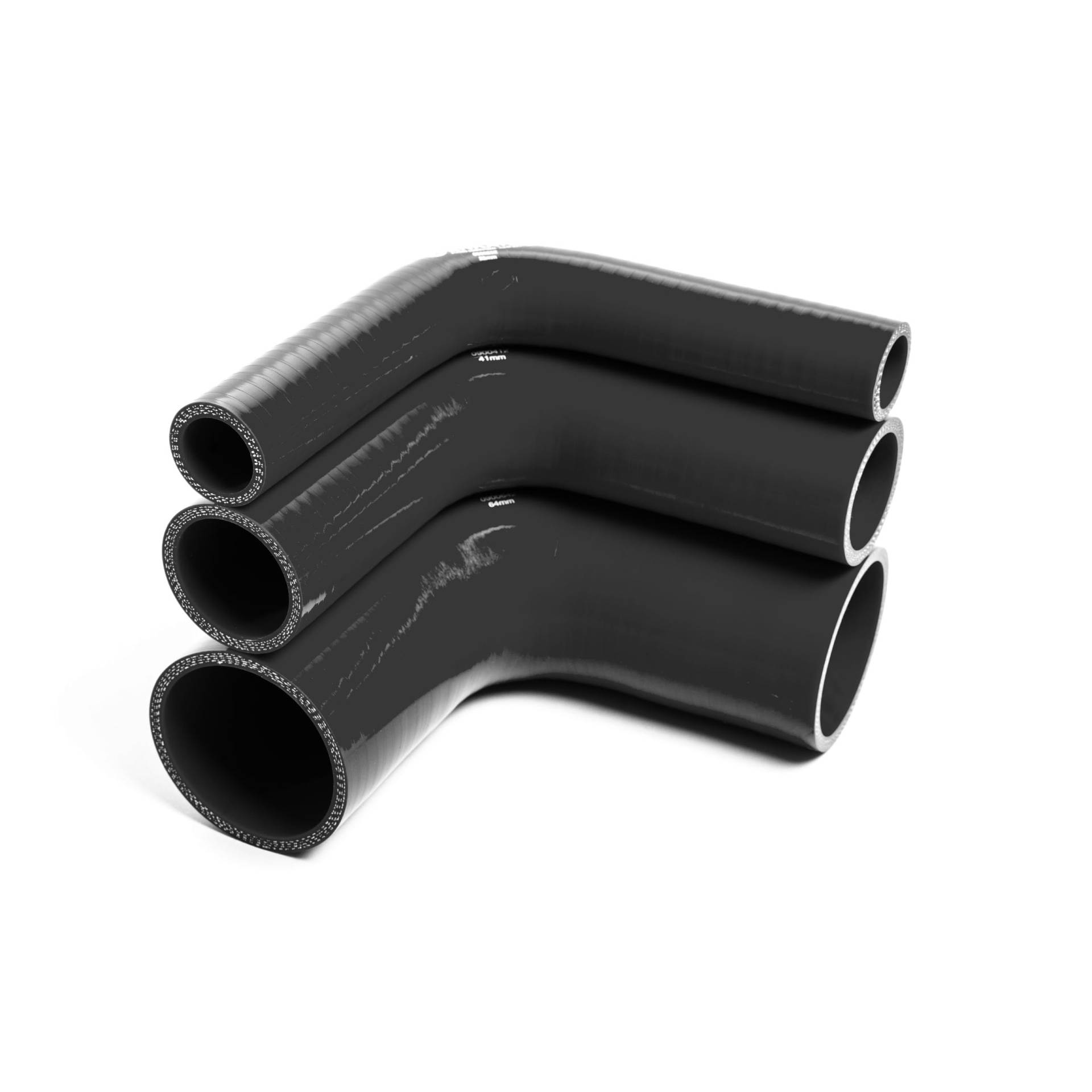 ENKATEC® 90° Silikonschlauch Silikonbogen Ladeluftschlauch Turboschlauch Kühlerschlauch ID 13-114mm *Größe wählbar*, Farbe :Schwarz, Innendurchmesser:13mm von ENKATEC STRONG CONNECTIONS - CLEAR SOLUTIONS