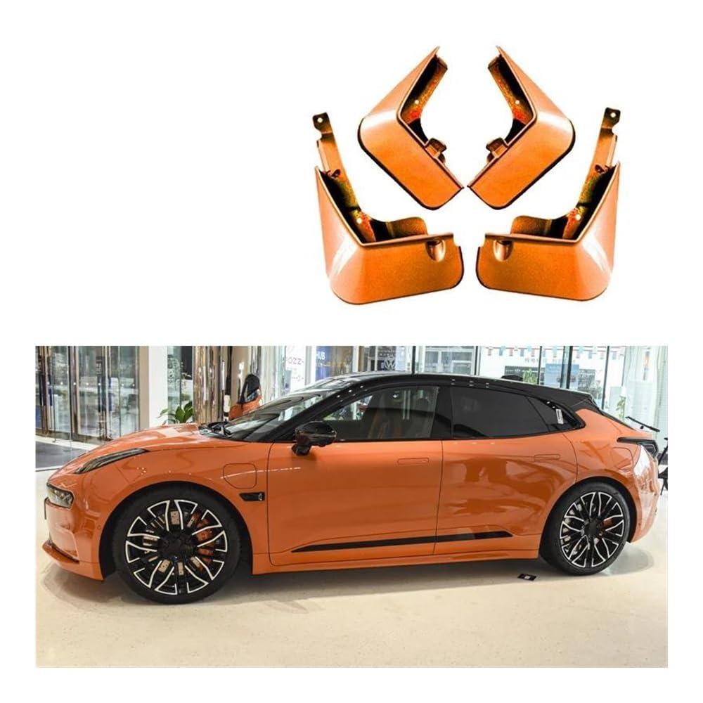 Auto Schmutzfänger Vorne Hinten Schmutzfänger Spray Backen Farbe Kotflügel Schlamm Schutz Splash Flaps Auto Kotflügel Für Zeekr 001 Zubehör 2021 2024 2023 2022 Kotflügelspritzschutz(5) von ENLIGMA