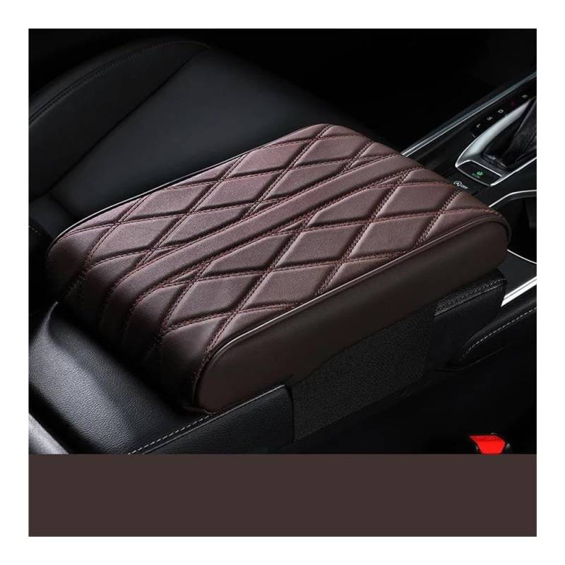 Auto Armlehnen Auto Armlehne Box Höhe Pad Universal Leder Memory Foam Höhe Pad Universal Auto Mittelarmlehne Schutz Kissen Unterstützung(Blanc,L) von ENSAJRD