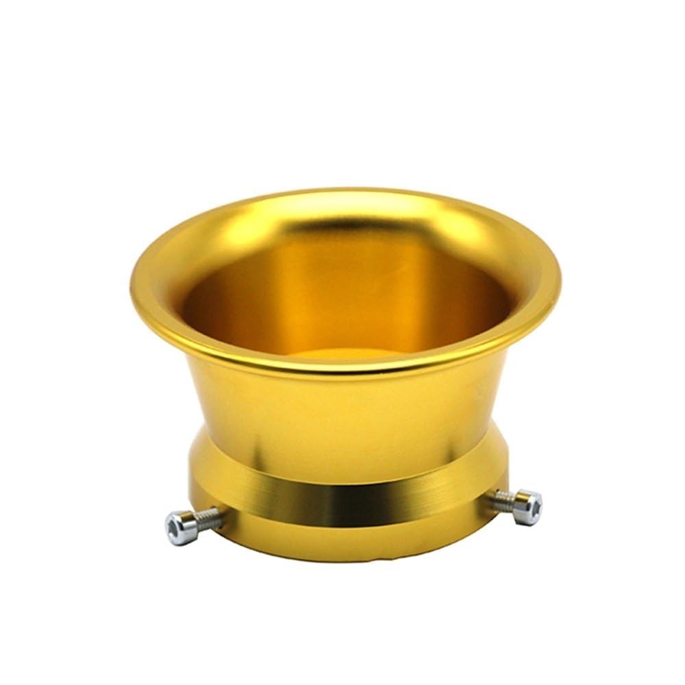 Motorrad-Vergaser Motorrad Vergaser 55mm Luftfilter Tasse Die Wind Tasse Horn Tasse Fit PWK32 PWK34 Vergaser Für OKO Für MIKUNI PZ Motorvergaser(A 55mm Gold) von ENSAJRD