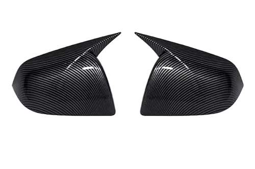 Spiegelkappen Für Tesla Für Modell Y Paste Stil Rückspiegel Abdeckung Reverse Spiegel Shell Spiegel Fall Gehäuse Carbon Faser Schwarz 1 Paar Auto Spiegelkappen(A pair carbon fiber) von ENSAJRD