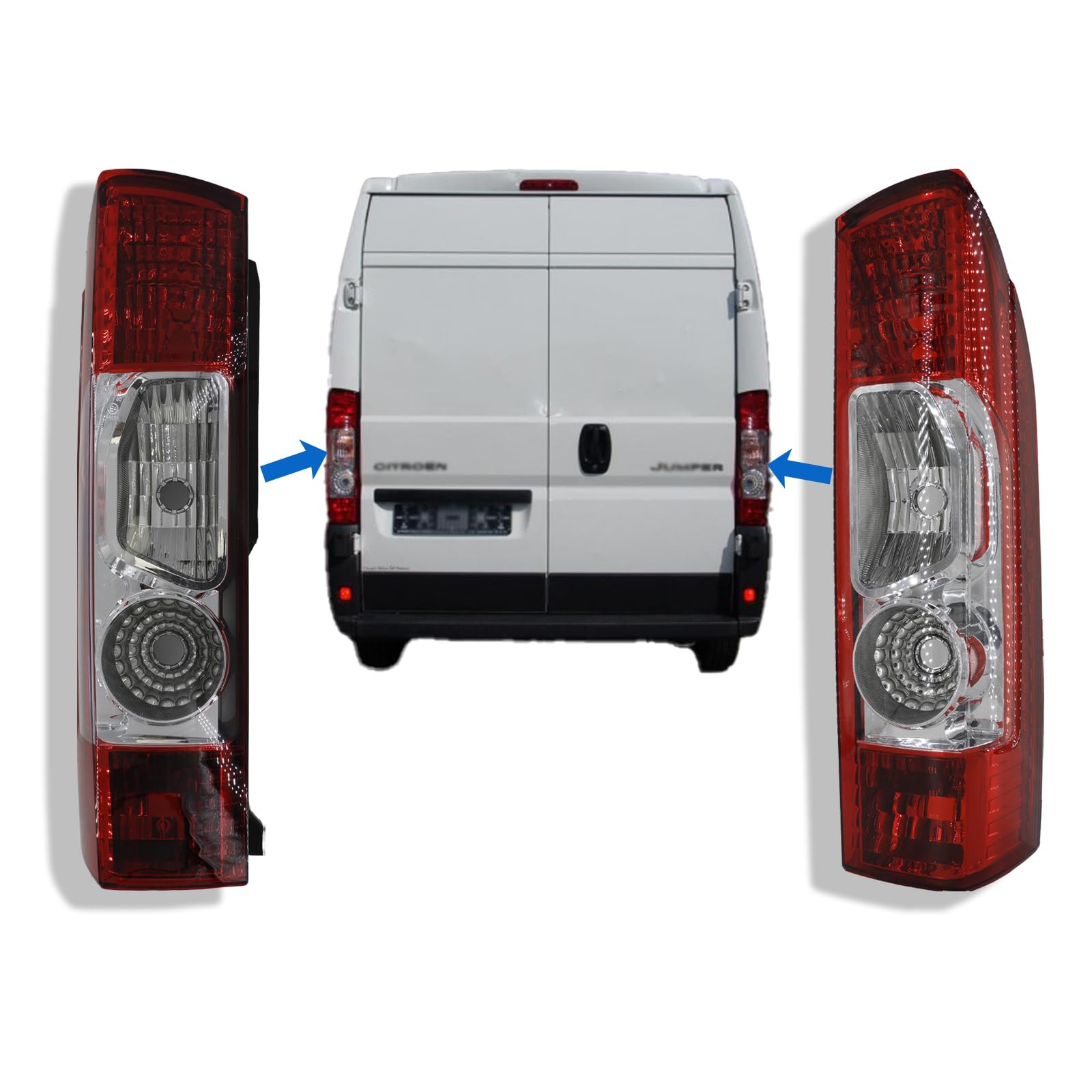 ENVA 1 Paar Rückleuchten für Ducato Relais Boxer 2006–2014, rechts und links von ENVA