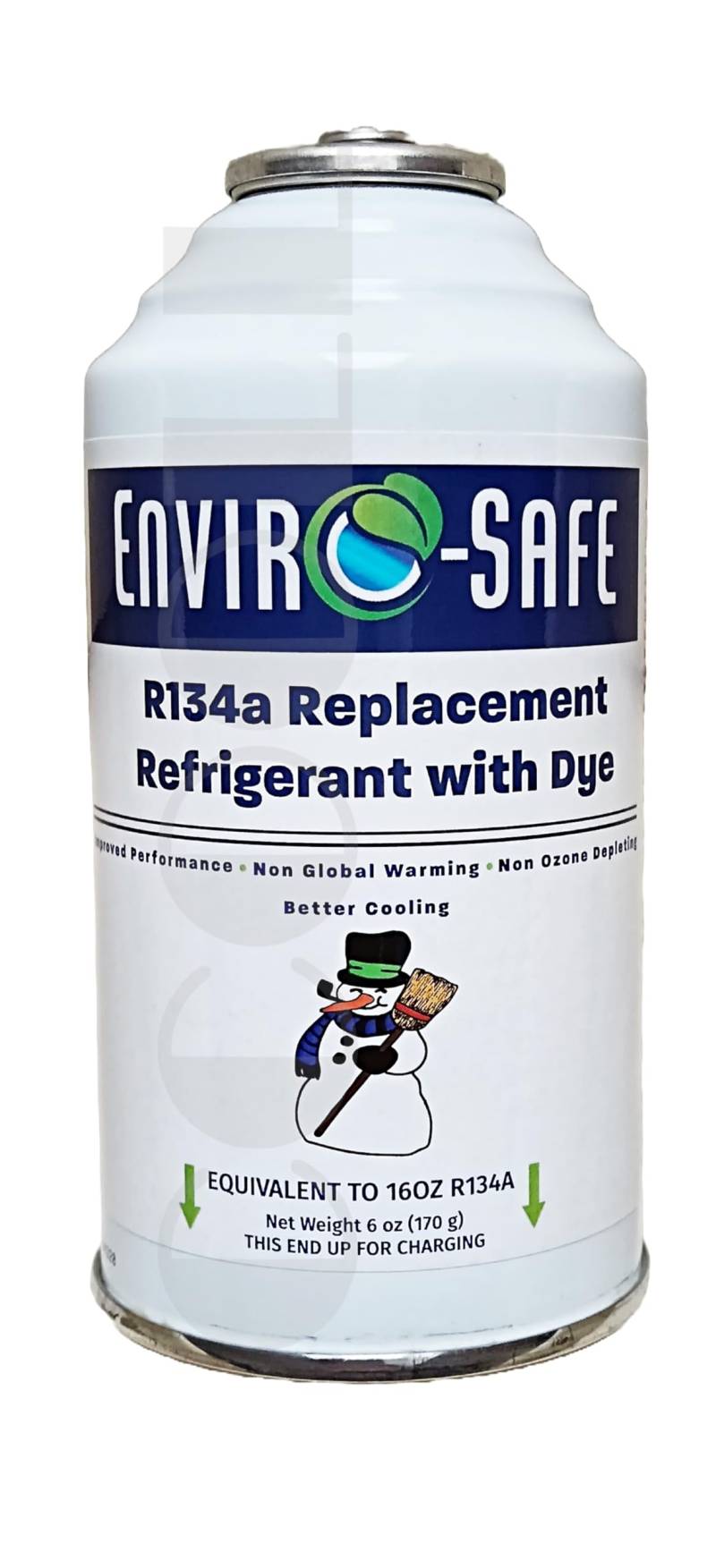 Kältemittel R134a Kühlmittel Klimamittel Ersatz Gas für R134a Auto A/C Klimaanlage Refill Dose Replacement Refrigerant with Dye - 6 oz von ENVIRO-SAFE