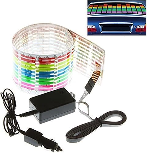 EONANT Sound Music aktiviert Auto Aufkleber Equalizer beleuchtet LED Rhythmus Licht Blitze (Mehrfarbig, 45x11cm) von EONANT