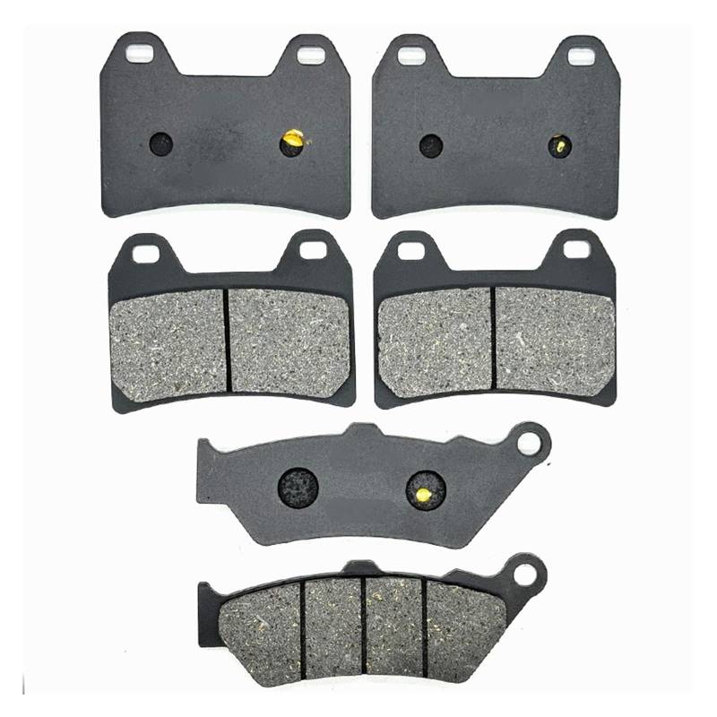 Motorrad Vorne Hinten Bremsbeläge for California Special 2001 California Special Sport Alloy 2002-2006 1100cc(Front Rear Pads) von EOOXEKFX