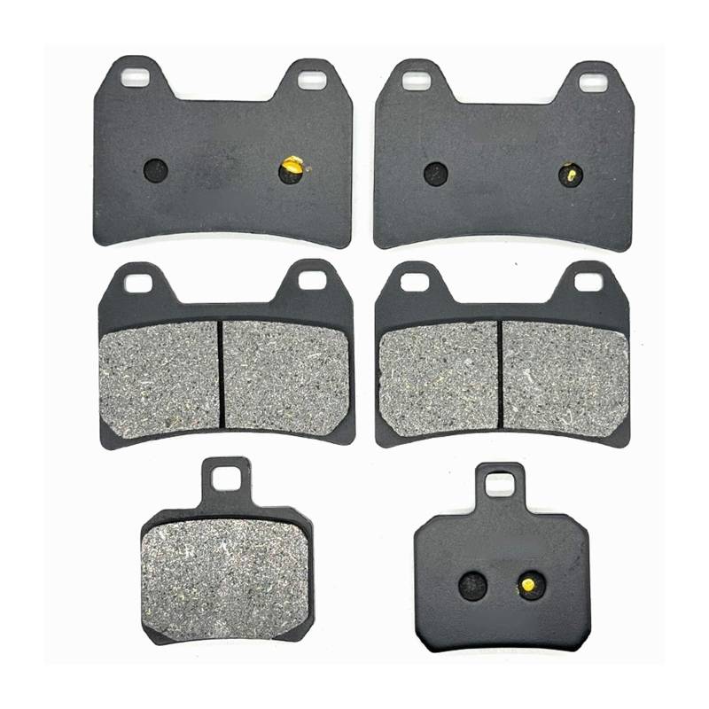 Motorrad Vorne Hinten Bremsbeläge for Evo/ABS 2011-13 S 09-2013 S ABS 2009-2010 1100CC(Front Rear Pads) von EOOXEKFX