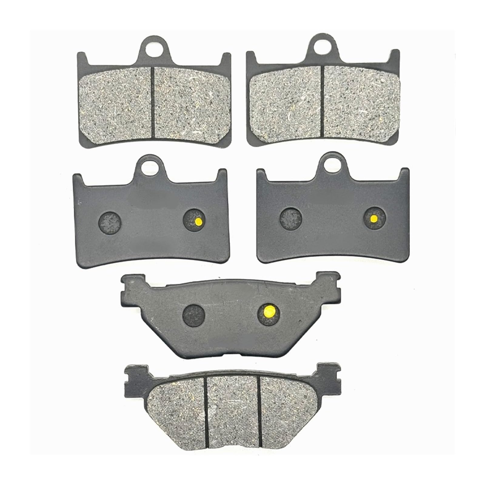 Motorrad Vorne Hinten Bremsbeläge for XP500A T MAX 530 ABS EISEN (2PWX) 2016 XP530 T MAX Eisen Max 2015-2019 XP 500A TMAX530(Front Rear Pads) von EOOXEKFX