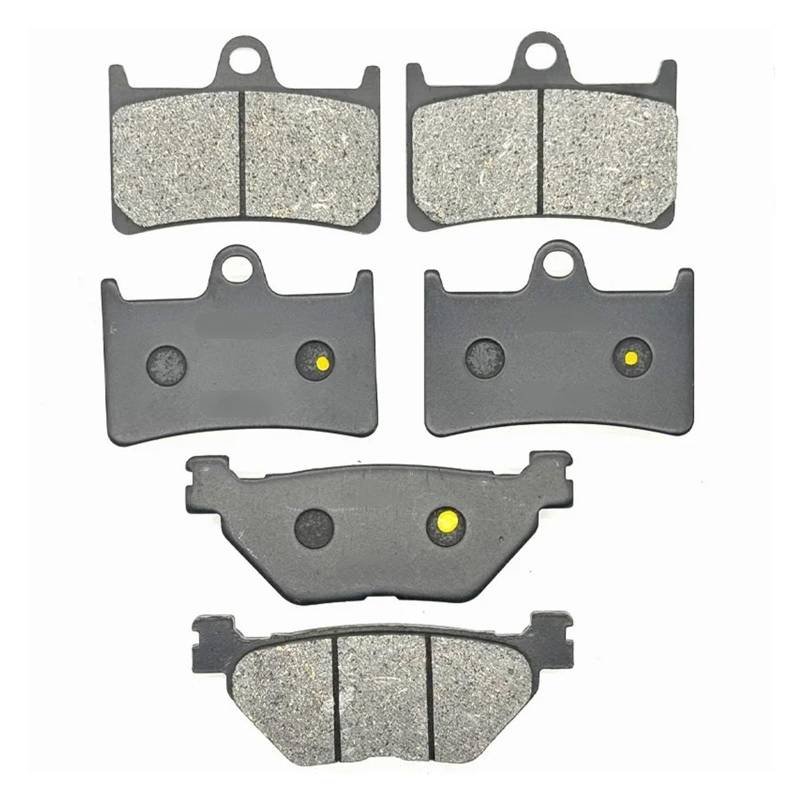 Motorrad Vorne Hinten Bremsbeläge for XV1500PC 2005 XV1700PC Road Star Krieger 2002 2003 2004 2005-2009 XV 1500PC 1700PC(Front Rear Pads) von EOOXEKFX