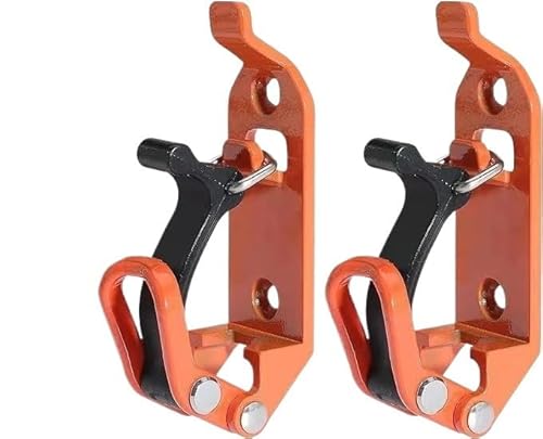 EPBRJMD 2/4 STK Schaufelhalter Auto Gepäckträgerhalter Werkzeug Schnellspanner Schaufel Axt Wandhalterung for Autoanhänger Wohnmobil Boot(Orange 2PCS) von EPBRJMD