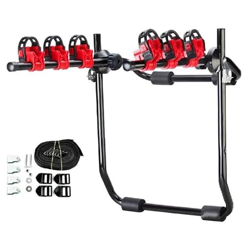 EPBRJMD 3-Fahrrad Stabiler Arm Kofferraumhalterung Fahrradträger Heckträger for Schrägheck-Heckmontage for Auto SUV & Auto/Dachträger von EPBRJMD