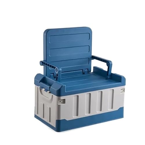 EPBRJMD 60L Outdoor-Aufbewahrungsbox Faltbare Aufbewahrungsbox Campingzubehör Kompatibel for Fahrzeuge Autozubehör Verdickte Aufbewahrungsbox(Blue1) von EPBRJMD