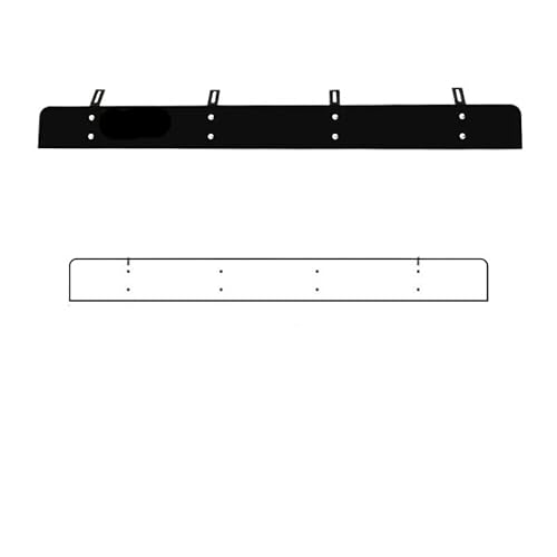 EPBRJMD Auto Modifikation Dachumleitung Spoiler Gepäckträger Geräuschreduzierung Windgeräuschführung Feste Platte(Black - 100CM) von EPBRJMD