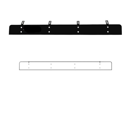 EPBRJMD Auto Modifikation Dachumleitung Spoiler Gepäckträger Geräuschreduzierung Windgeräuschführung Feste Platte(Black -110CM) von EPBRJMD