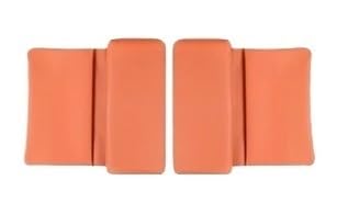 EPBRJMD Kompatibel for Li Lixiang L6 L7 L8 L9, Auto-Styling, Armlehnenbox, Erhöhungspolster, Lederschutzhülle, Aufbewahrungstasche, Autozubehör(Orange-2pcs) von EPBRJMD