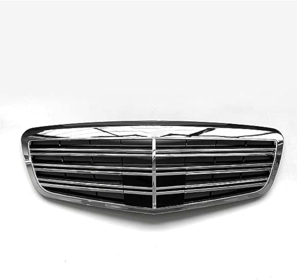 Auto Frontschürze Grill für Mercedes-Benz S-Class (W221) AMG 2009-2012,Vorne Kapuze Mittelnetz Grilles KüHler Ersatz,Auto Sport Stil Kühlergrill Außendekorationszubehör von EPEDIC