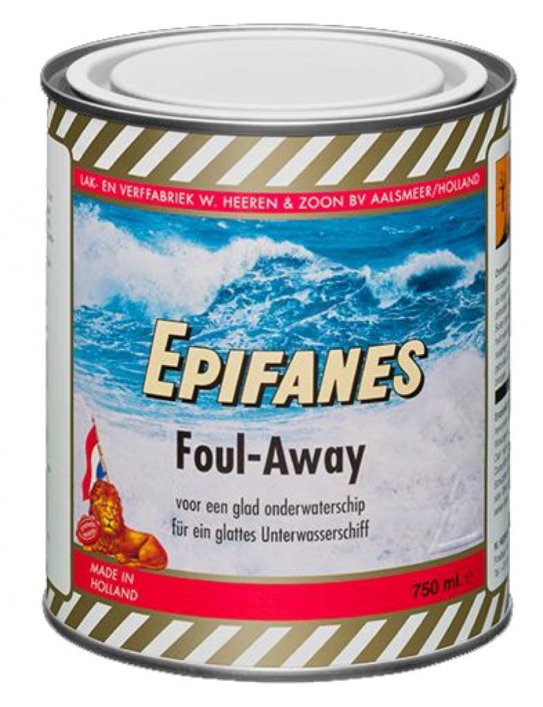 Epifanes Foul-Away weiss 750ml Foul Away Antifouling Selbstpolierende Unterwasserfarbe E6-32A von Epifanes