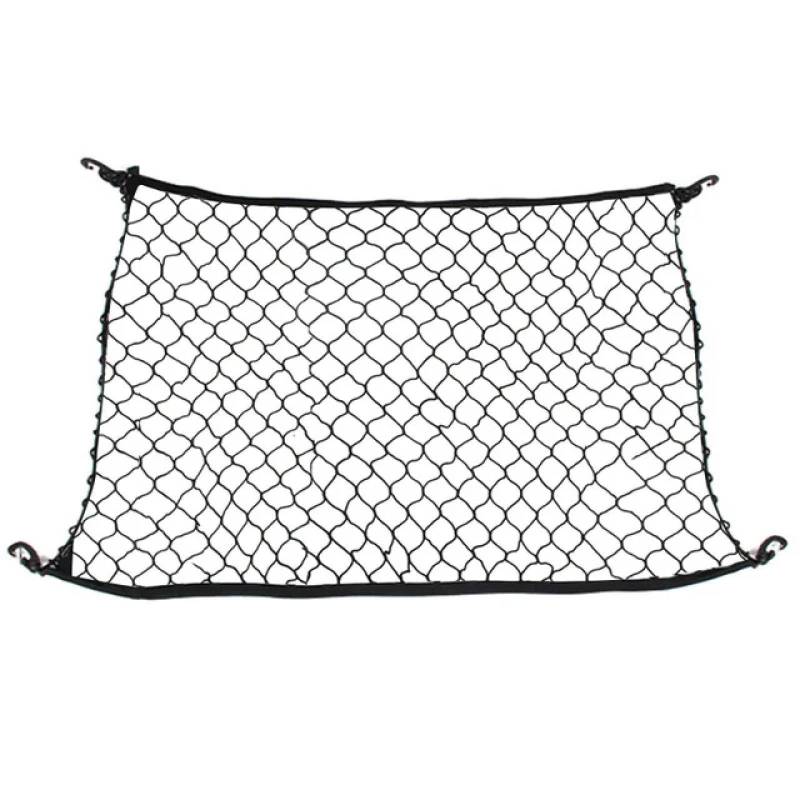 4 Hook 70x70 cm Auto Kofferraumnetz, für BYD Atto 3 Yuan Plus EV 2022 2023 Starkes Nylon Cargo Mesh Net Gepäck Elastisches Autozubehör von EPKNYALD