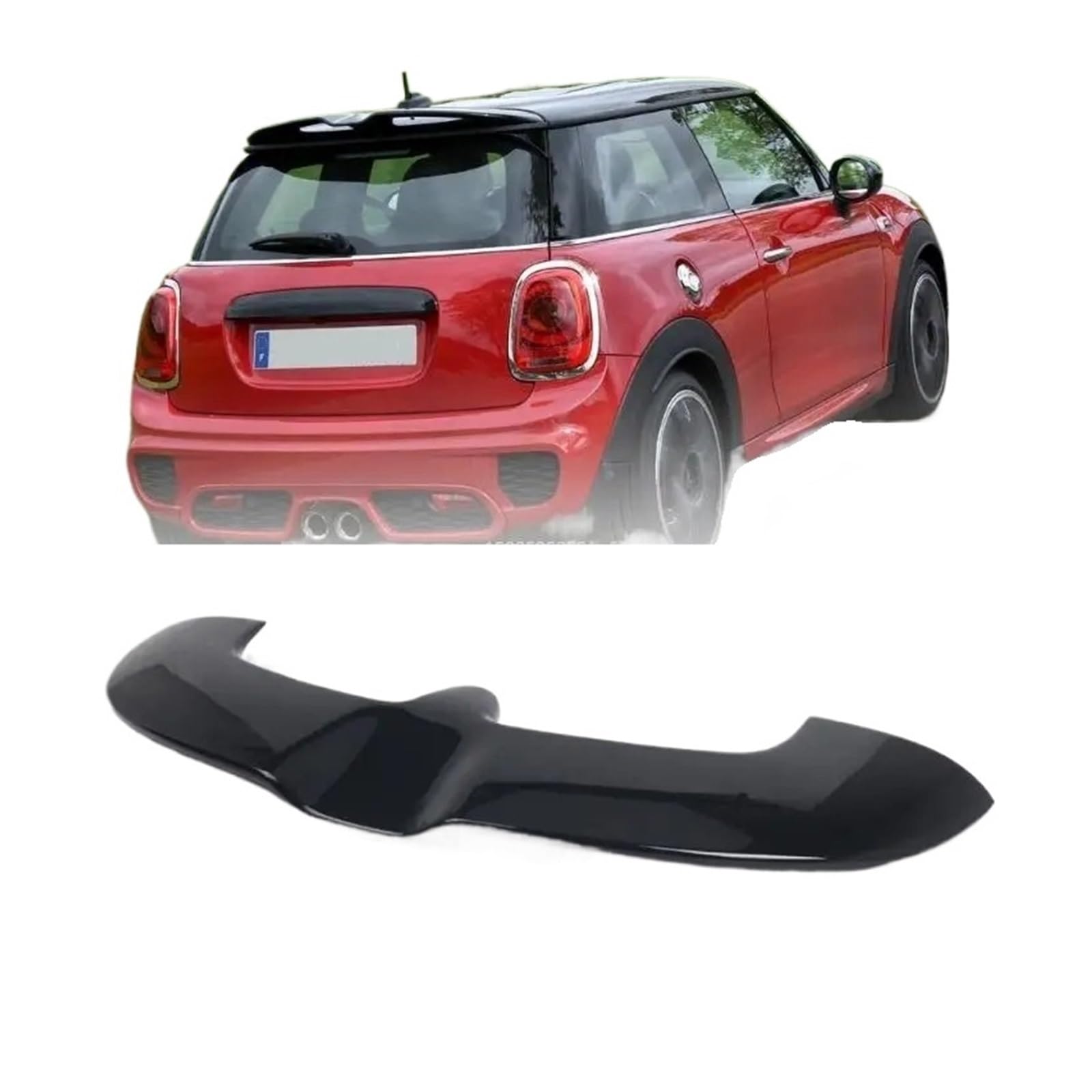 Auto-Spoiler, ABS-Kofferraum, Heckflügel, Spoiler-Aufkleber, kompatibel for Mini F55 F56 2013–2018 von EPNYWJTE