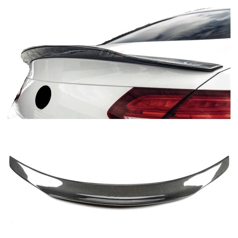 Carbon Fiber Tail Wing Kompatibel for Benz C-Klasse W205 C200L C260L C63 AGM 15-20 Modifizierte Heckspoiler körper Kit Auto Zubehör(Two doors) von EPNYWJTE