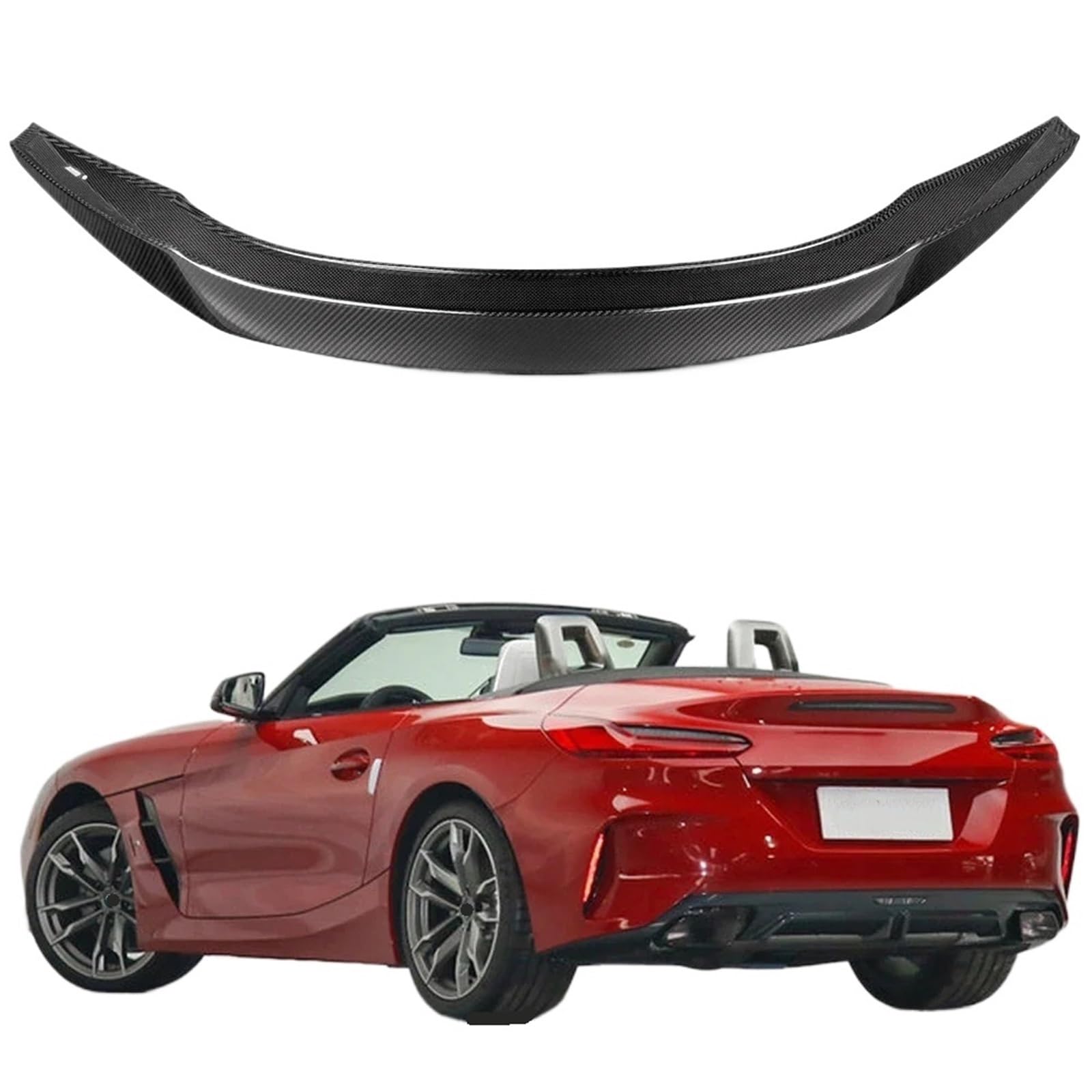 Dry Carbon Aiber Atoclave Heckspoilerflügel, kompatibel for BMW G29 Z4 Roadster 2019–2025, Auto-Styling, Kofferraumdeckel, Lippe, Heck-Zubehör von EPNYWJTE