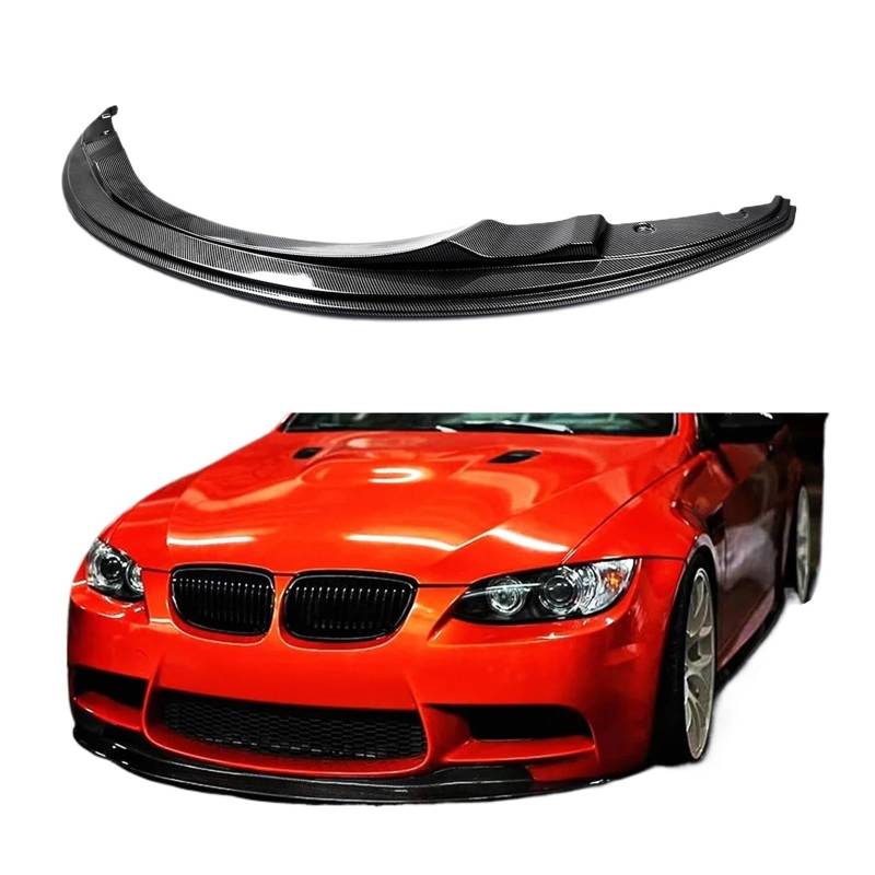 Frontstoßstangenlippe für Autos 1x 07-13 Kompatibel for BMW E92 E93 M3 Carbon Faser Stil Front Lip Splitter Spoiler von EPNYWJTE