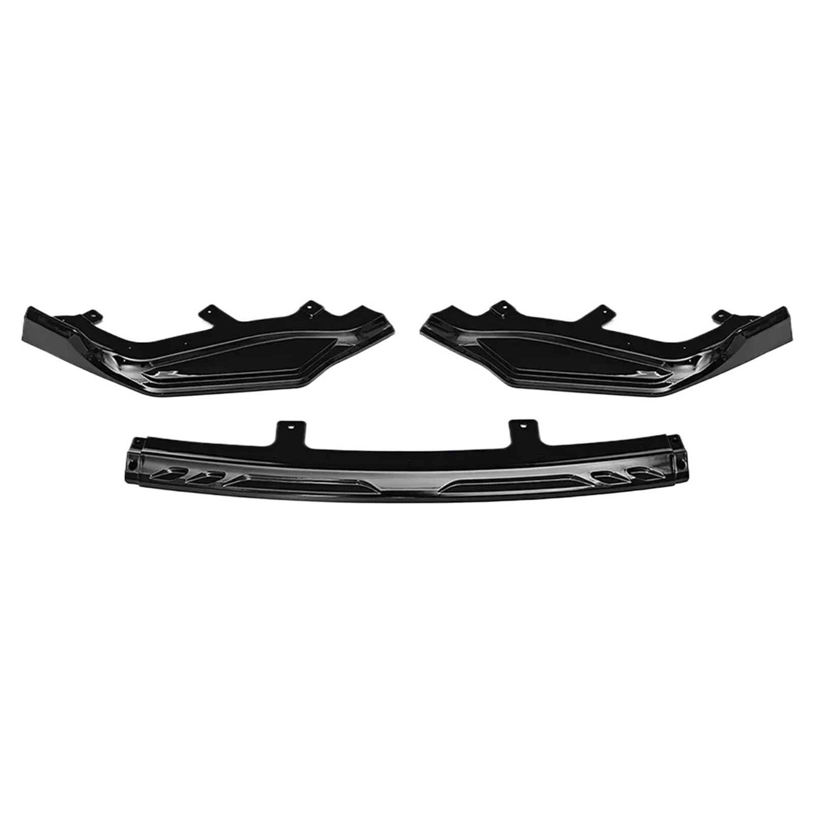 Frontstoßstangenlippe für Autos 3x Auto Front Stoßstange Splitter Lip Spoiler Diffusor Schutz Abdeckung Kompatibel for Lexus IS200t IS300 IS350 F-sport 2017 2018 2019 2020 körper Kit(Glossy Black) von EPNYWJTE