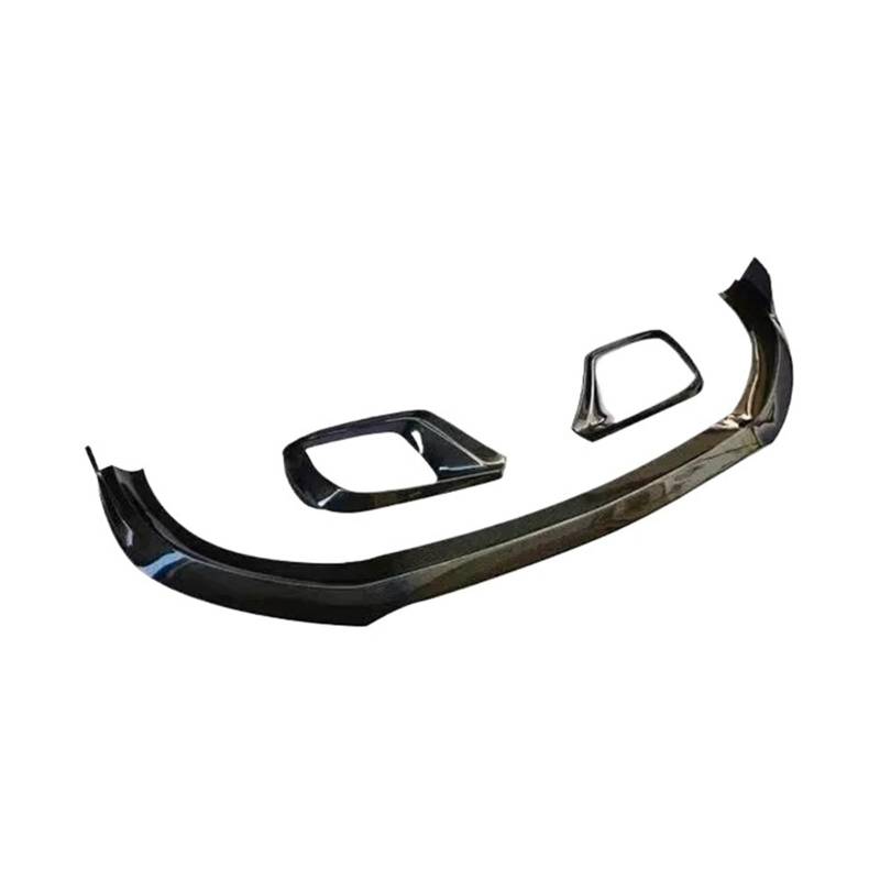 Frontstoßstangenlippe für Autos Carbon Fiber Front Bumper Lip Spoiler Splitter Schürzen Klappen Air Vent Outlet Kompatibel for Benz W222 S-klasse AMG S63 2018-2020(Lip and Air Vent) von EPNYWJTE