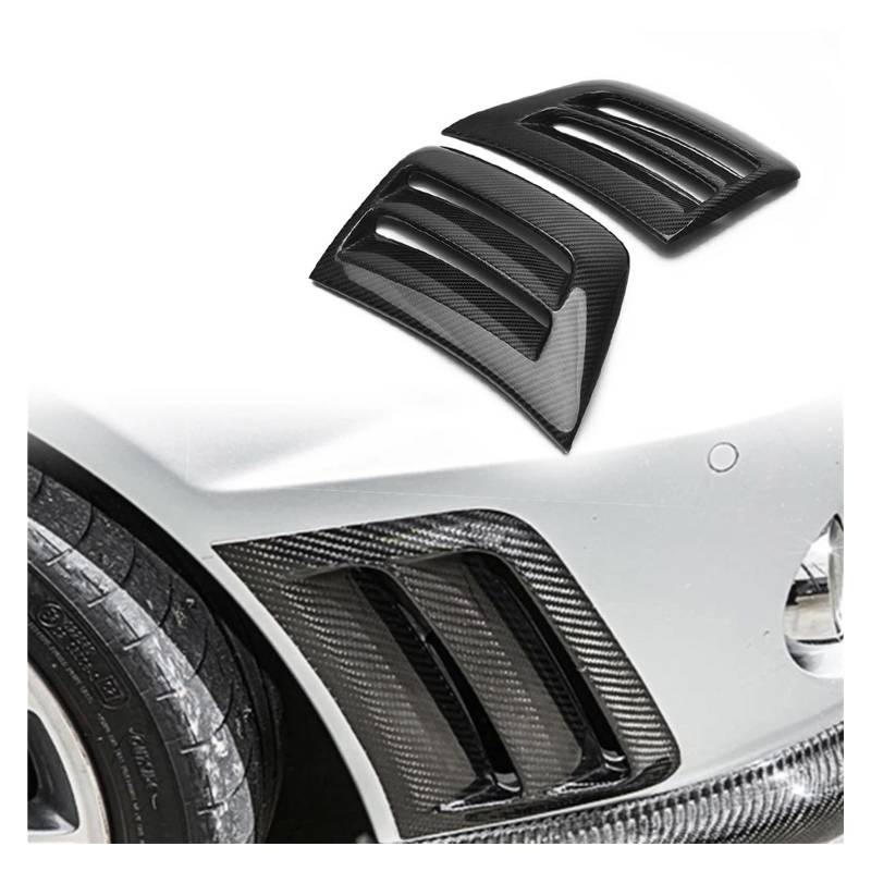 Frontstoßstangenlippe für Autos Carbon Fiber Front Bumper Vents Kompatibel for Benz C63 W204 Front Lufteinlass Trim Körper Kit Auto Zubehör Werkzeug von EPNYWJTE