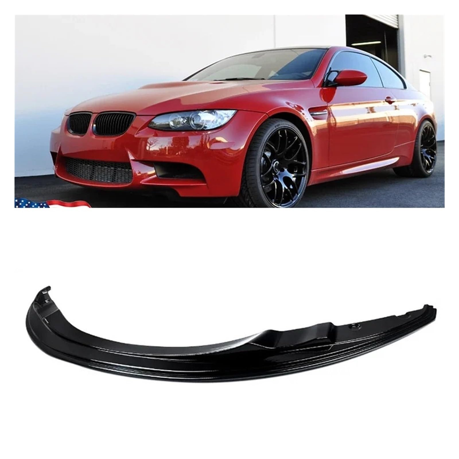 Frontstoßstangenlippe für Autos Frontlippe Kompatibel for 08-13 BMW E92 E93 M3 Spoiler Splitter Stil Glänzend von EPNYWJTE