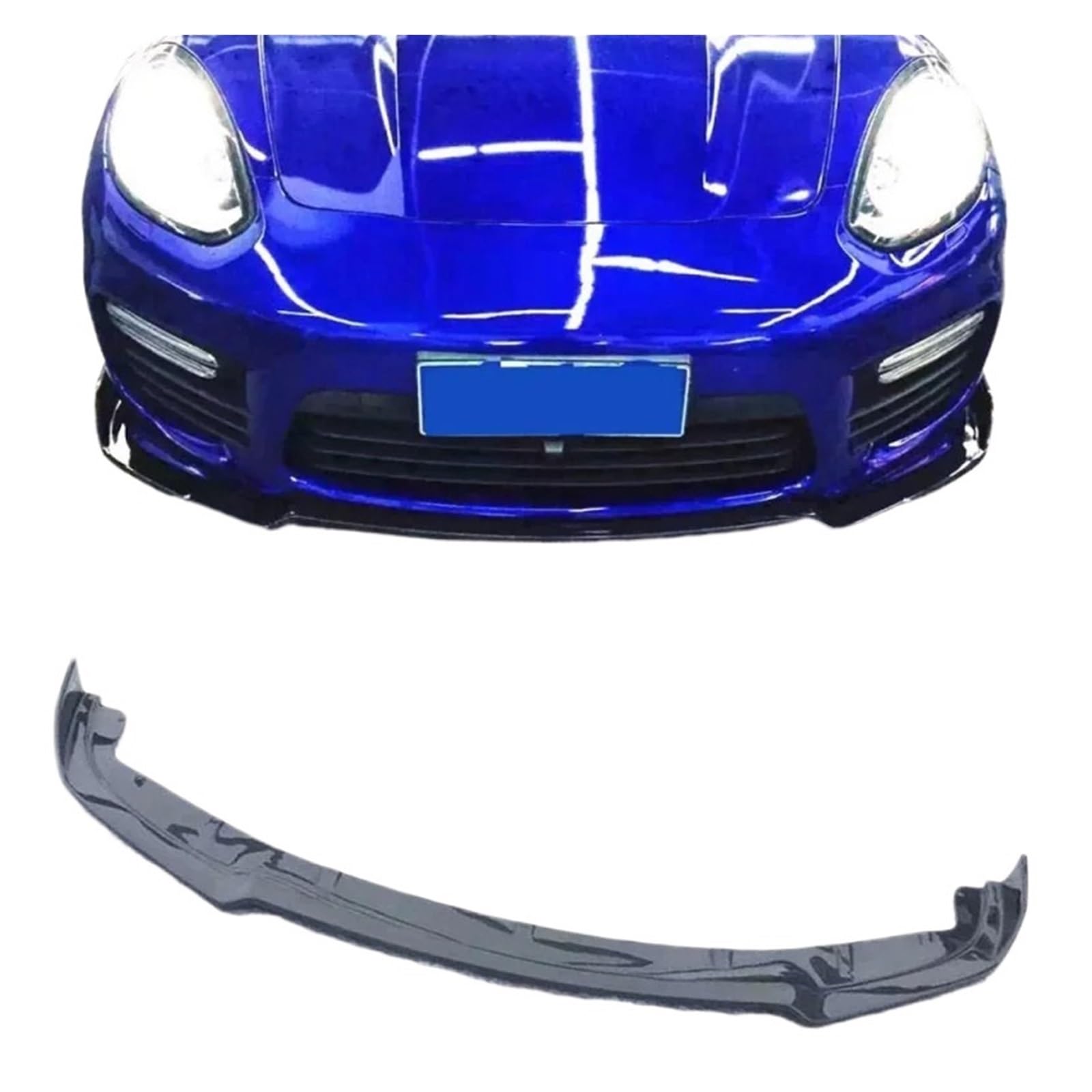 Frontstoßstangenlippe für Autos Kompatibel for Panamera Turbo S 2014-2016 Carbon Fiber Front Bumper Lip Spoiler Kinn Schürze Schutz Auto Front Lip spoiler Splitter von EPNYWJTE