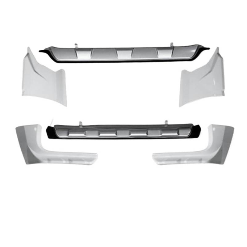 Heckspoiler-Diffusor-Spoiler ABS Chrom Farbe Auto Vorne Hinten Stoßstange Lip Diffusor Abdeckung Seite Schürzen Kompatibel for Honda CRV CR-V 2021 2022 +(White Body kit) von EPNYWJTE